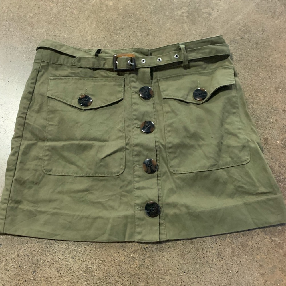 Rebecca Minkoff olive skirt size xxS
